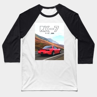 Red RX-7 Baseball T-Shirt